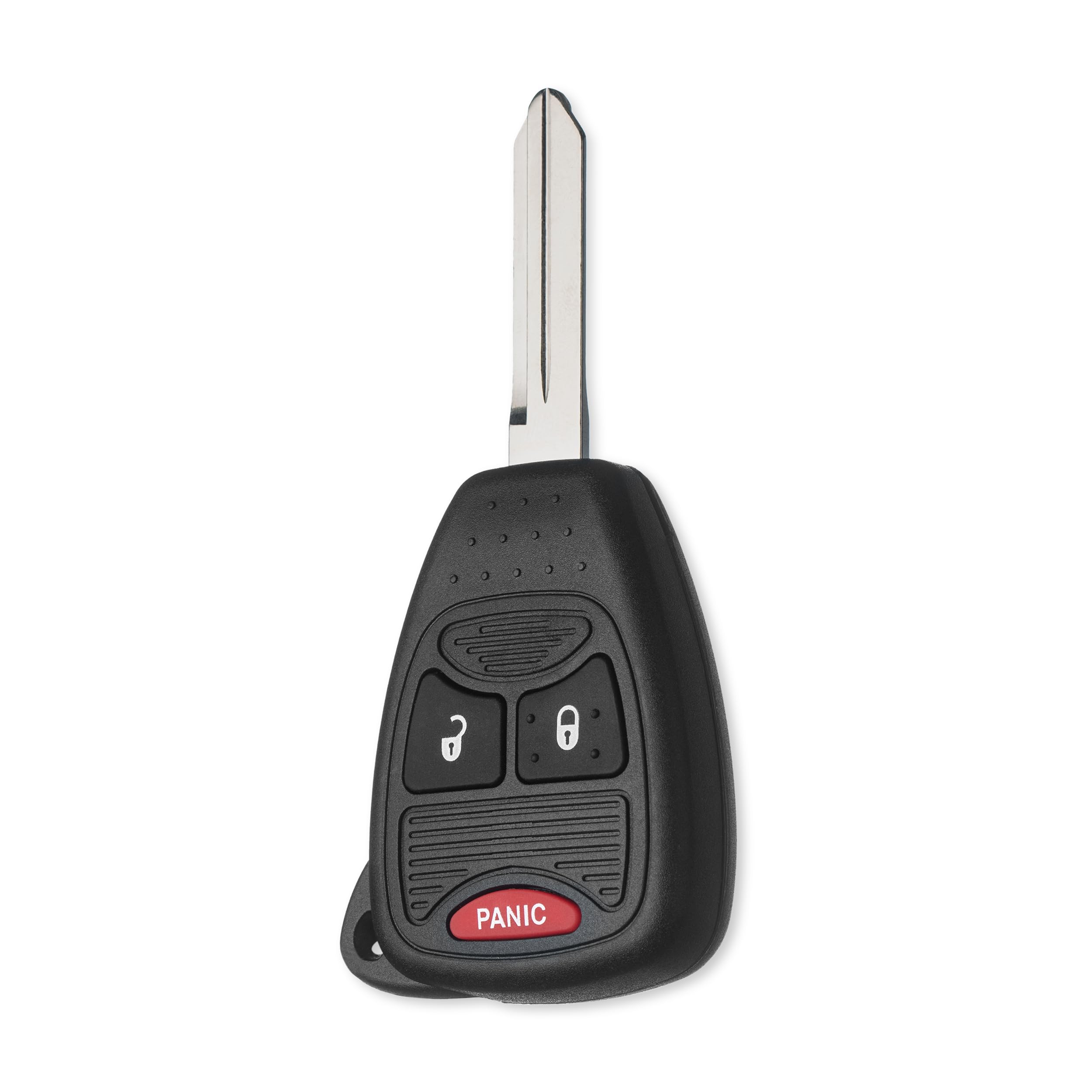 FOBTEK Keyless Entry Remote Head Key Fob for Chrysler Dodge Jeep Replacement for OHT692427AA, 56040649AC (for ID46, 3-Button)