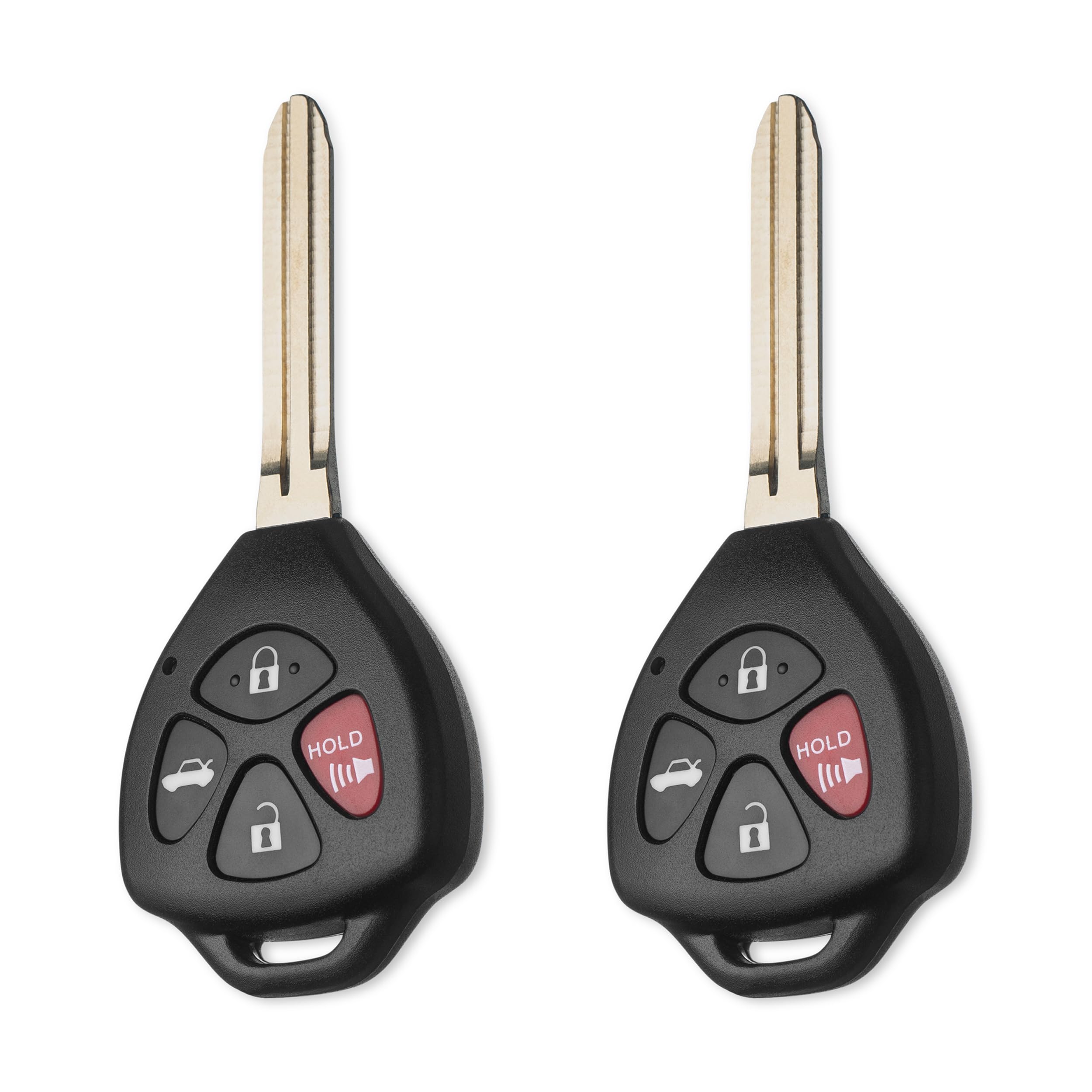 FOBTEK Keyless Entry Remote Head Key Fob for Toyota Corolla Avalon Venza Matrix Replacement for GQ4-29T, 89070-12820 (for G chip, 4-Button)