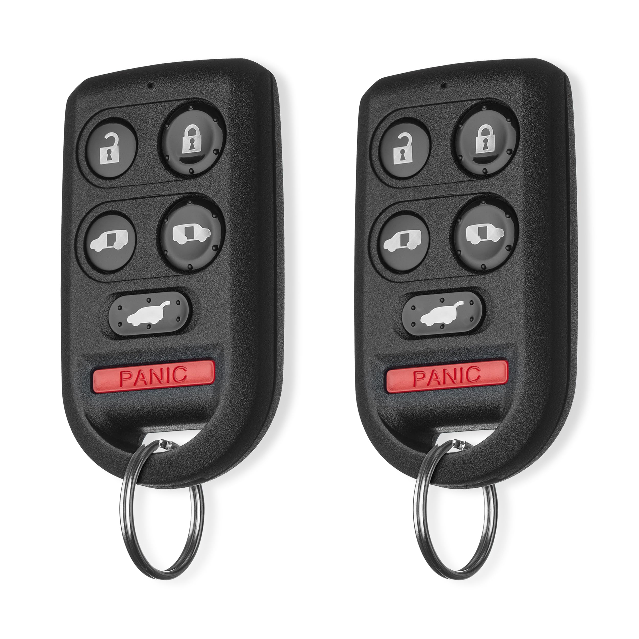 FOBTEK Keyless Entry Remote Head Key Fob for 2005-2010 Honda Odyssey Replacement for OUCG8D-399H-A, 72147-SHJ-A61 (for ID46, 6-Button)
