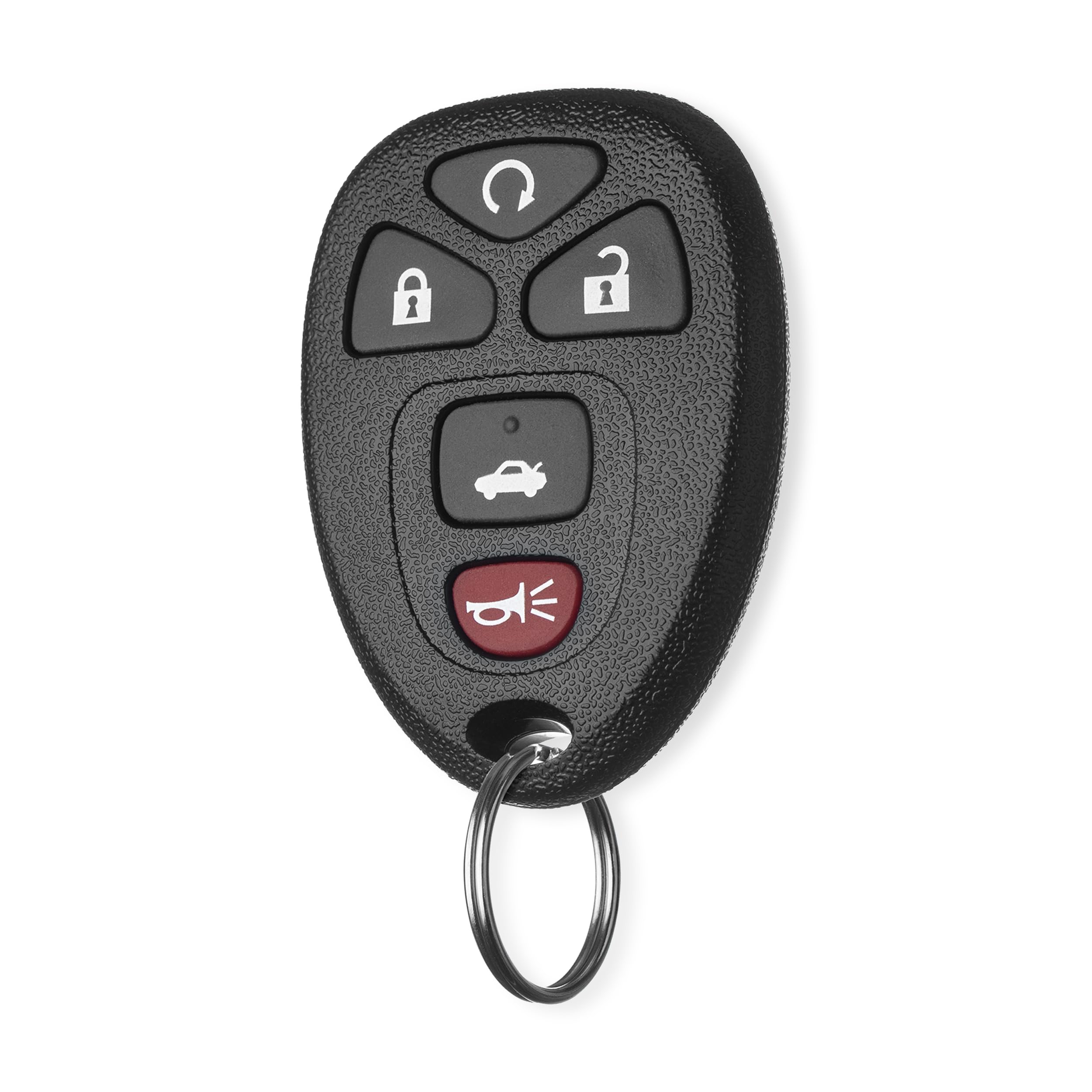 FOBTEK Key Fob Keyless Entry Remote for Chevy Impala Malibu Buick Lucerne Replacement for OUC60270, 15912860 (5-Button Remote Start)